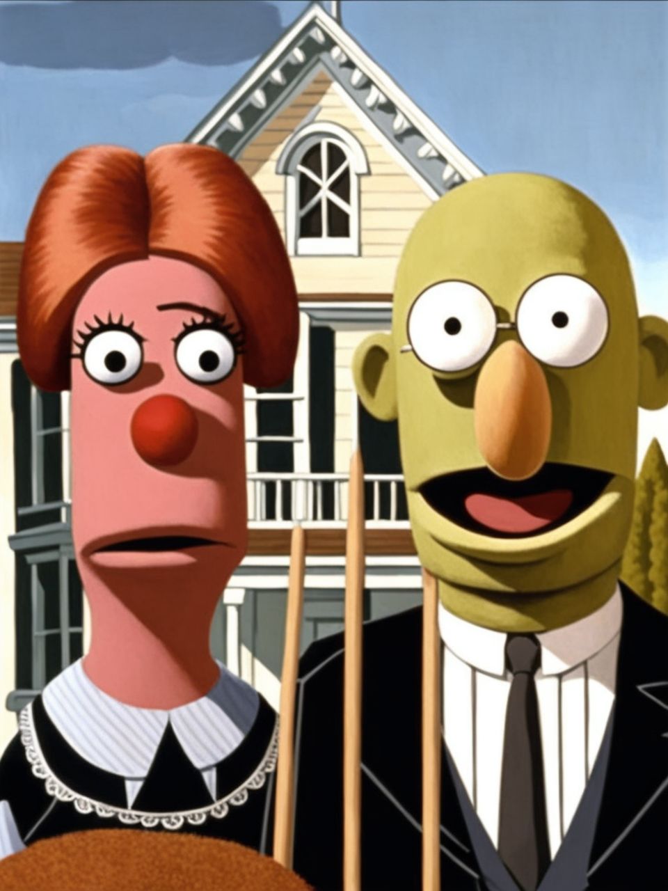 00029-20231114201905-7782-American gothic by grant wood on the MuppetShow  _lora_SDXL-MuppetShow-Lora-step00002500_0.8_.jpg